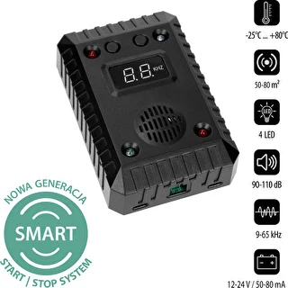 Ahuyentador de garduñas y roedores para coches e interiores (ultrasonidos + LED) – photo 2