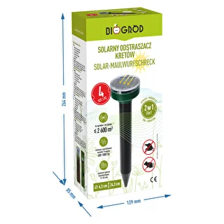 Ahuyentador solar para topos – protección del jardín eficaz, segura y respetuosa con los animales, pack de 4 unidades – photo 10