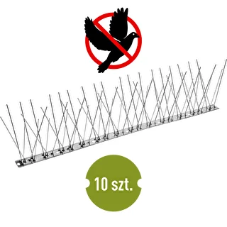 Púas contra aves (tira de metal) 10 piezas DIY