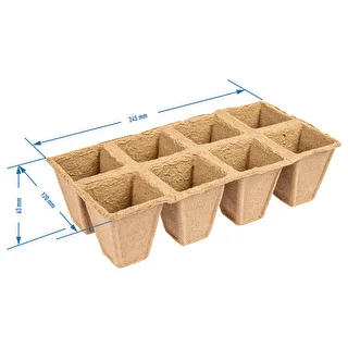 Macetas de papel 6x6x6 cm, 5 uds. – photo 4