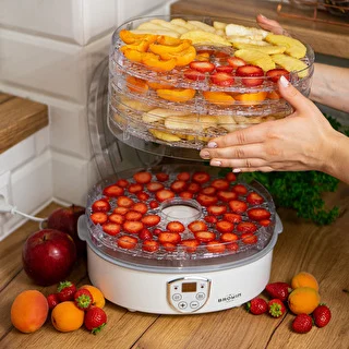 Secadora de alimentos con regulación de temperatura, 240W, trans – photo 15