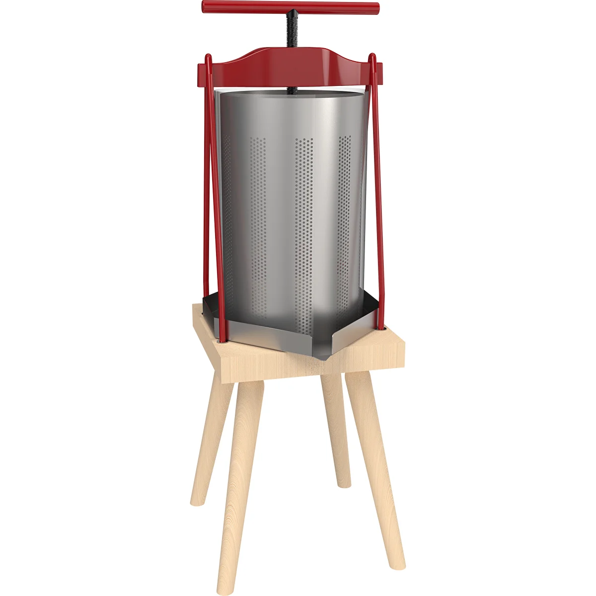 Prensa de marco para frutas 10 L DIY cesta de metal
