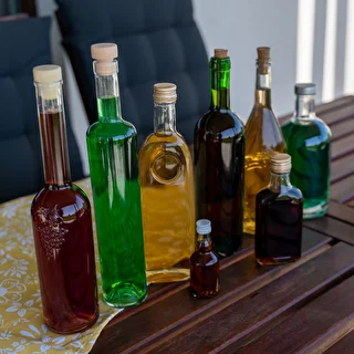 Botella para licores petaca con tapa 200ml 10uds – photo 11