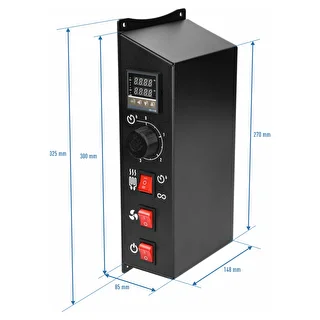 Conjunto de módulos con termostato digital- dragON 2,7 kW, para ahumadores de jardín – photo 10