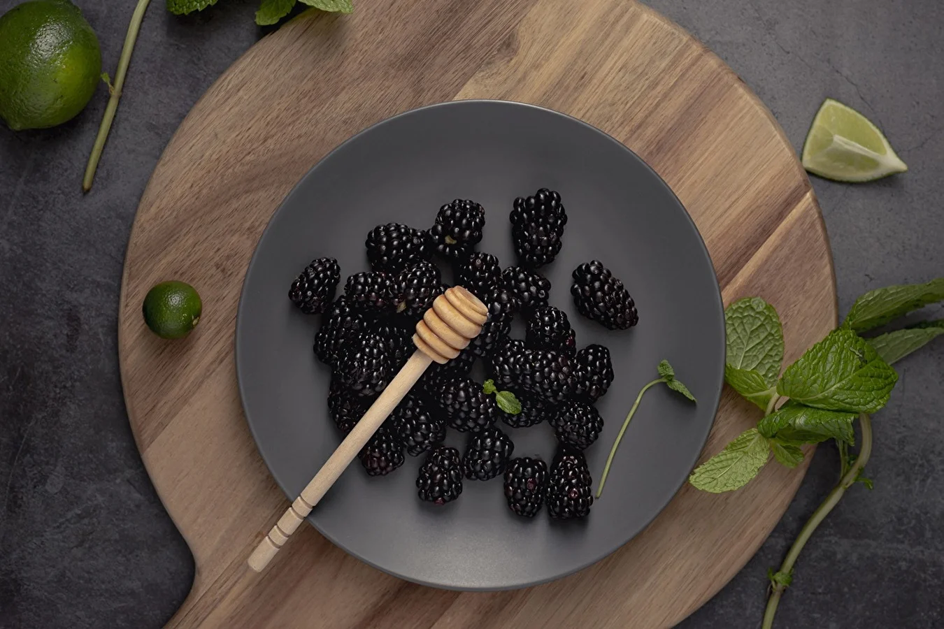 Moras en su zumo