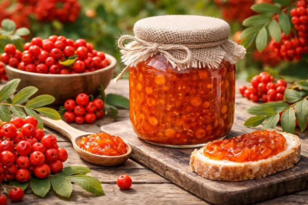 Confitura de serbal: ideal para carnes