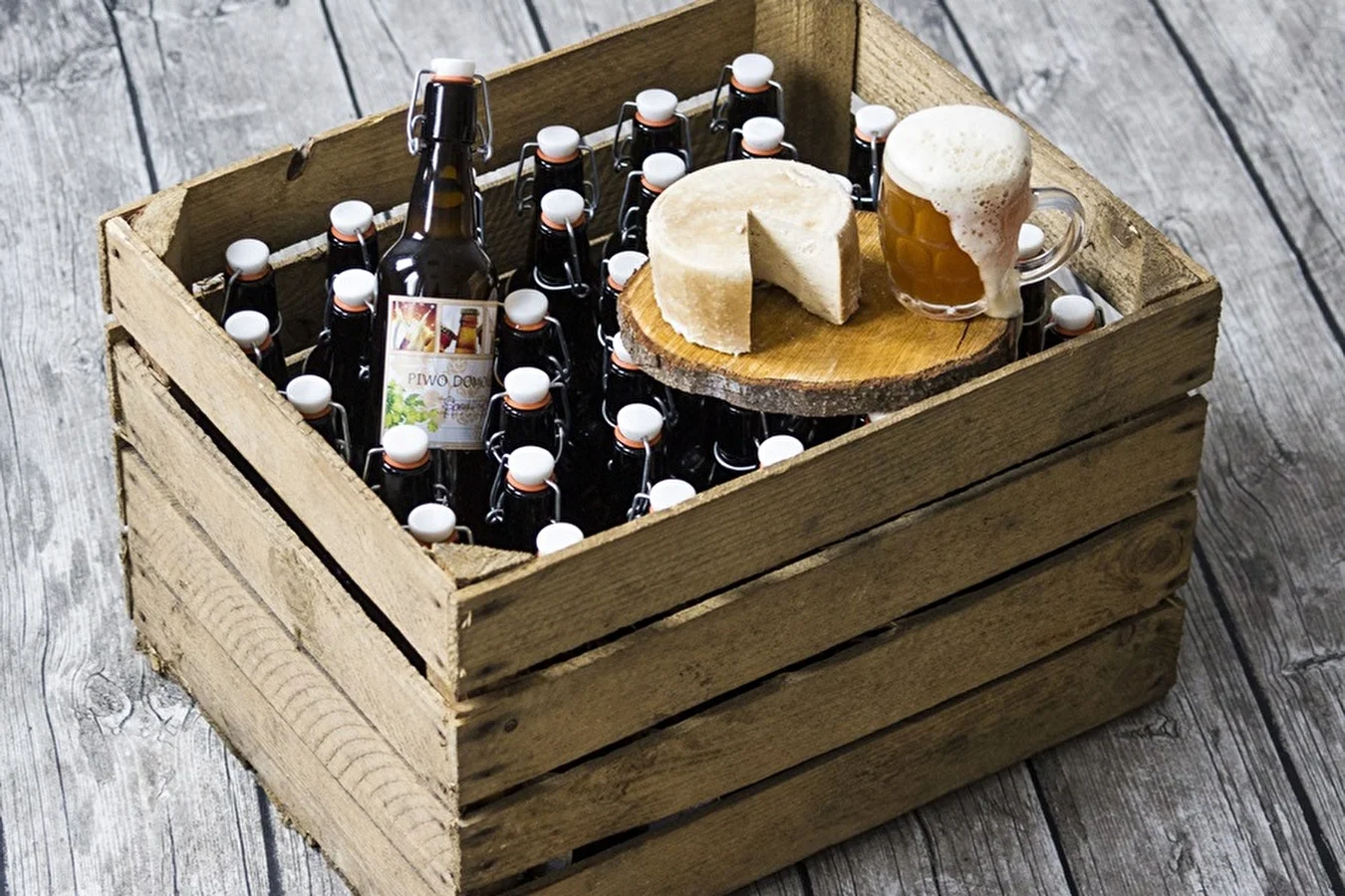 Queso a la cerveza casero