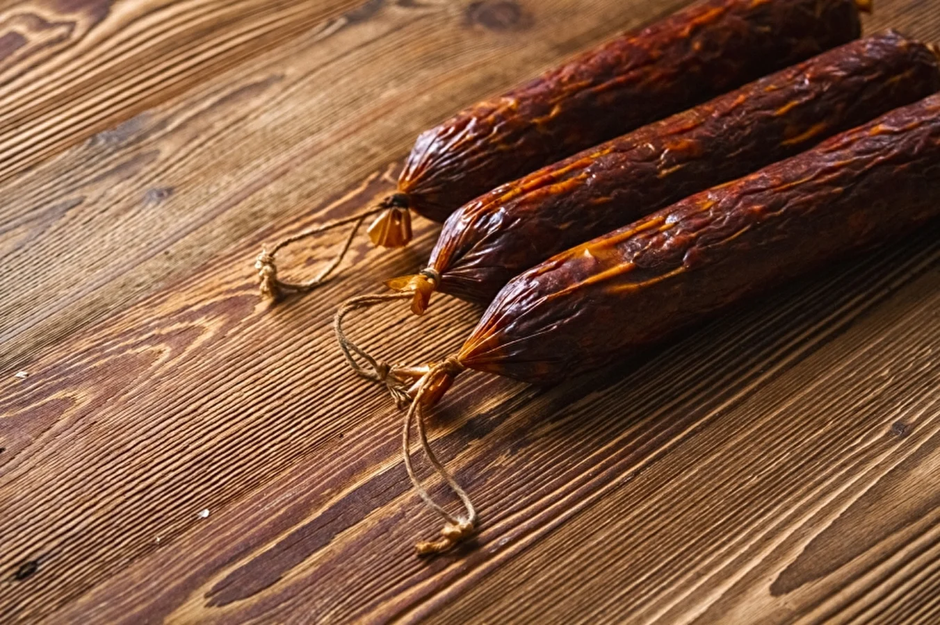 Salchicha de Cracovia casera – ahumada
