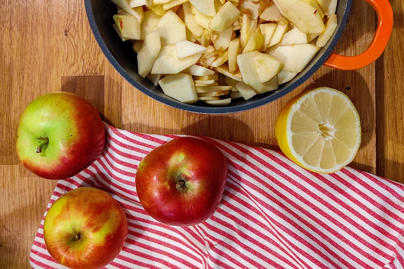 Mantequilla de manzana - ¡unta con fruta!