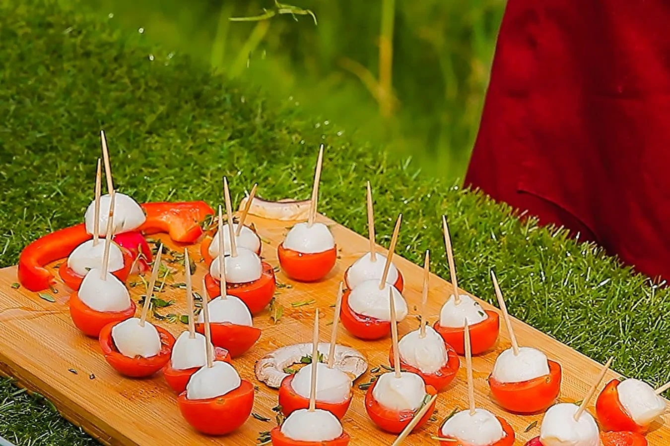 Pinchos de queso del hincha