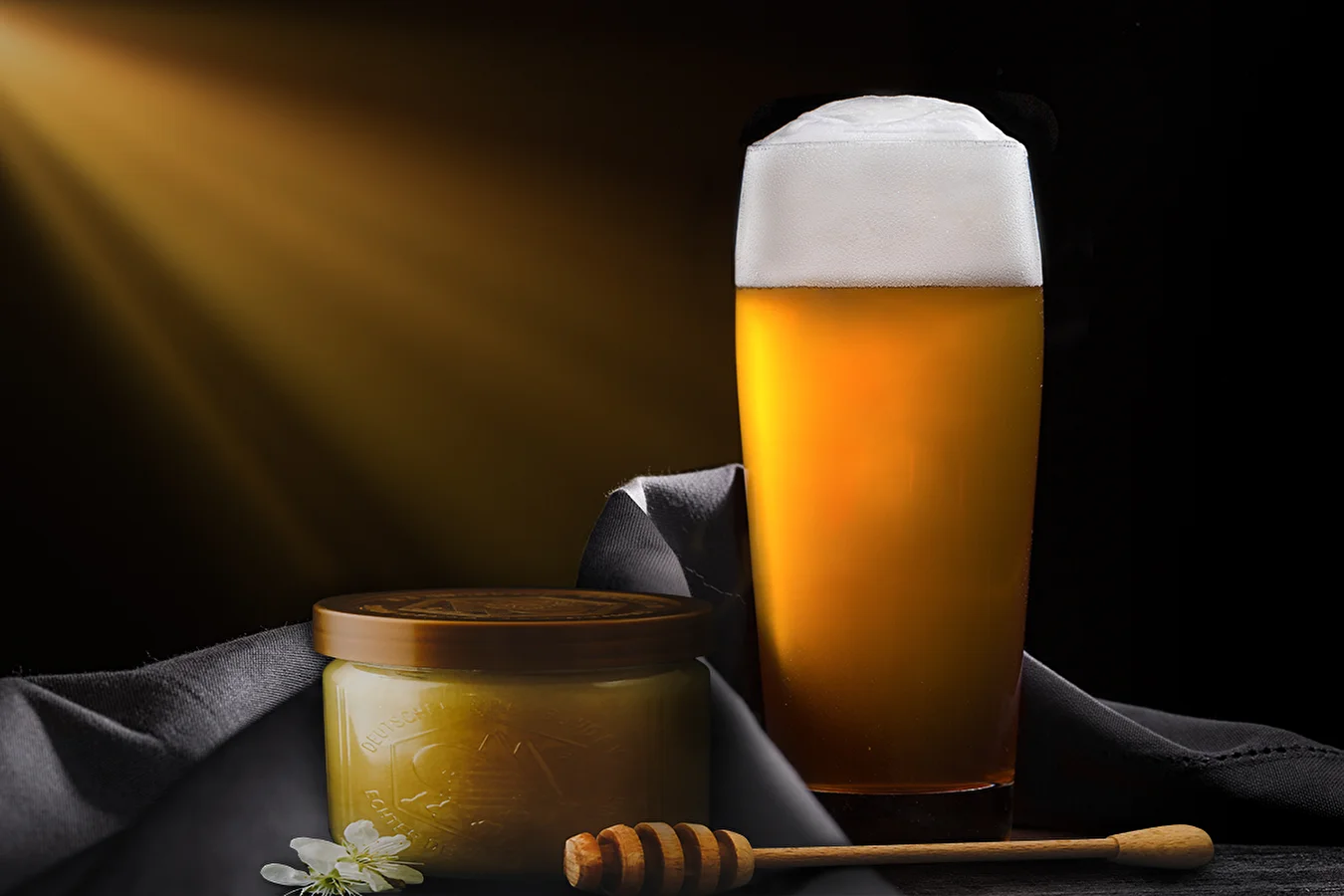 Cerveza casera con miel