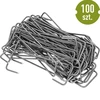 Anclajes en L para agrotextil, acero - 100 piezas - 4 