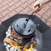 Asa larga para la tapa de la olla de hierro fundido - 5 