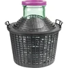 Balón para vino 10L con cuello ancho en cesta de plástico. - 8 