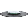 Bandeja giratoria de pizarra fi30cm - 6 