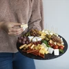 Bandeja giratoria de pizarra fi30cm - 14 