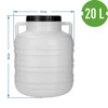Barril Encurtido - blanco, asas, 20 L - 8 