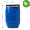 Barril para col 60L, azul con aro - 9 