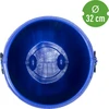Barril para col, pepinos 80L, azul con aro - 9 