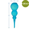Bola de riego triple (tres cámaras), transparente azul, 600 ml - 5 
