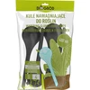 Bolas de riego NEGRAS con tapón 4 piezas - 4 