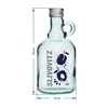 Botella 0,5 L con tapón, impresión Licor de Ciruela - 4 uds. - 7 