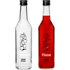 Botella 500ml con tapa, impresa. Licor de cereza 4 unidades - 3 