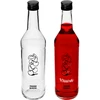 Botella 500ml con tapa, impresa. Licor de cereza 4 unidades - 4 