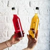 Botella 500ml con tapa, impresión. Licor de membrillo 4 unidades - 10 