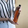 Botella 500ml Esbelta para vodka con tapa negra 6uds - 8 