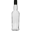 Botella tipo Capitán 700 ml con tapón de rosca, 1 unidad ['botella para whisky', ' botella de vidrio', ' botella para vino casero', ' botella transparente', ' botella con tapón de rosca', ' botella 700 ml']