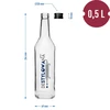 Botella de 500ml con tapa, impresa. Destilada 4 unidades - 7 