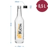 Botella de 500ml con tapa, impresión Antiinflacionaria 4 unidades - 7 