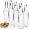 Botella de 500ml para vodka recta con tapas - 8 unidades. - 3 