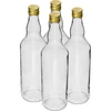 Botella de 700 ml para vodka con tapa - 4 unidades  - 1 