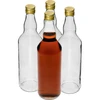 Botella de 700 ml para vodka con tapa - 4 unidades - 2 