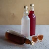 Botella de 700 ml para vodka con tapa - 4 unidades - 8 