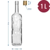 Botella de Hielo 1L con tapa fi30/35, 4 unidades - 7 
