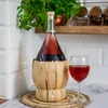 Botella Fiasco con revestimiento, para licor, vino - 2L - 3 