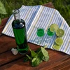 Botella Marina con corcho, blanca 500ml - 6 