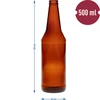 Botella para cerveza 500ml TULIP - paquete de 8 unidades - 4 