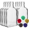 Botella para licores petaca 100ml+ tapa 8uds - 2 