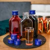Botella para licores petaca 100ml+ tapa 8uds - 3 