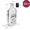 Botella Petaca 500ml con tap. impr. Aguardiente PRL - 5 