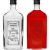 Botella tipo petaca de 500 ml con tapón de rosca, estampado «Nalewka domowa», 1 ud. - 5 