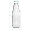 Botella TO para jugo 1L con tapa fi43 - 6uds. - 9 
