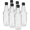Butelka 500 ml na wódkę, z czarną zakrętką, 6szt. ['butelki z zakrętkami', ' butelka z zakrętką', ' monopolówka', ' monopolówki 0', '5 L', ' butelka na wódkę 500 ml', ' butelki na wódkę', ' butelka na sok', ' butelki na domowe trunki', ' butelka na nalewkę', ' butelki na nalewkę z zakrętkami', ' butelki na alkohole', ' butelka na alkohol', ' czarne zakrętki', ' biała butelka', ' zakręcana butelka', ' butelki zakręcane']