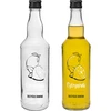 Butelka 500 ml z zakrętką, nadruk „Cytrynówka", 1 szt. - 11 butelka na nalewkę, butelka na wodę, butelka z nadrukiem, szklana butelka , butelka na likier, cytrynówka, przepis na cytrynówkę, domowa cytrynówka, butelka na alkohol, ozdobna butelka, butelki do wódki, butelki na bimber, butelka szklana 500 ml, butelki weselne