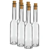 Butelka na nalewkę 200 ml 6 szt.+ 6 korków 23/18 - 6 butelka do alkoholu, butelki ozdobne na alkohol, butelka szklana na alkohol, butelki do bimbru na wesele, butelka na nalewkę, butelka do wina, butelki na wino, nalewka