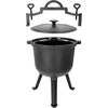 Caldero de cazador de hierro fundido con interior esmaltado, 8 L - 2 
